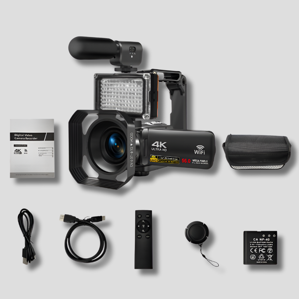 8K videokamera – 64MP fotos Wifi Connect komplet Creator Kit