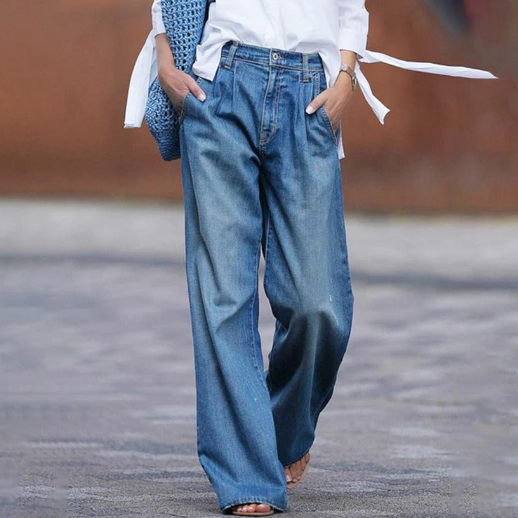 Kvinders brede jeans