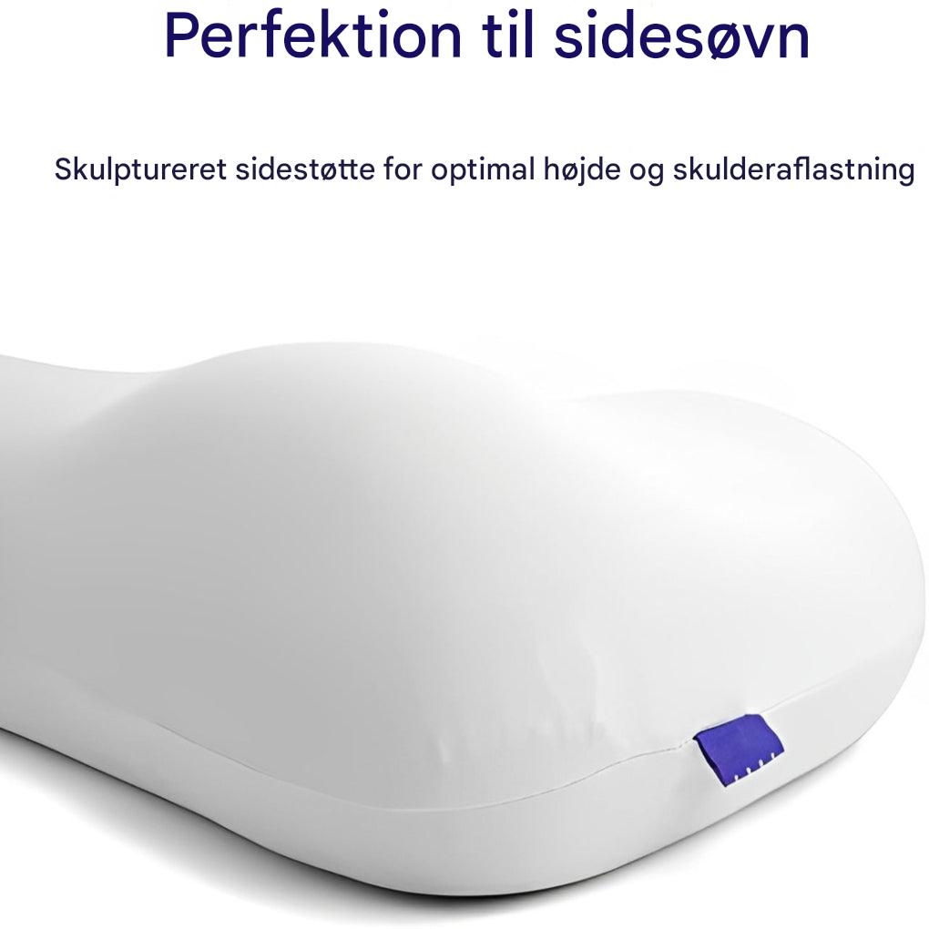 Rejsepude til dyb søvn og pude til sidesovende