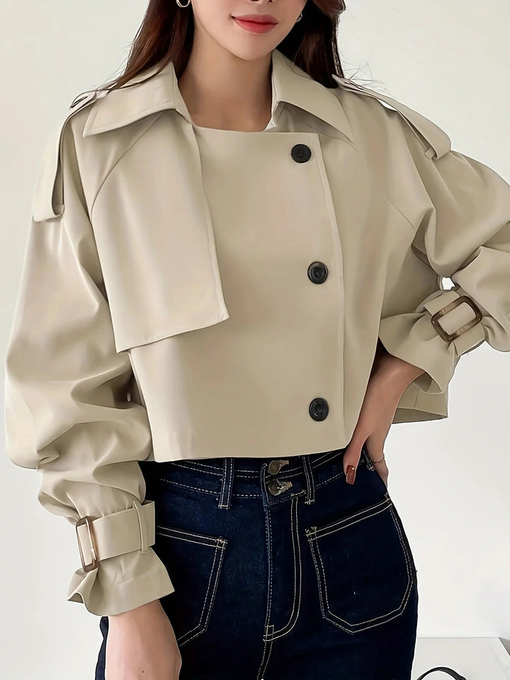 Chic Casual Kort Trenchcoat