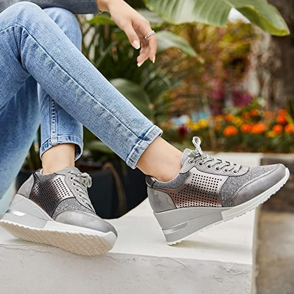 Kvinder er Forhøjet Kile Sneakers