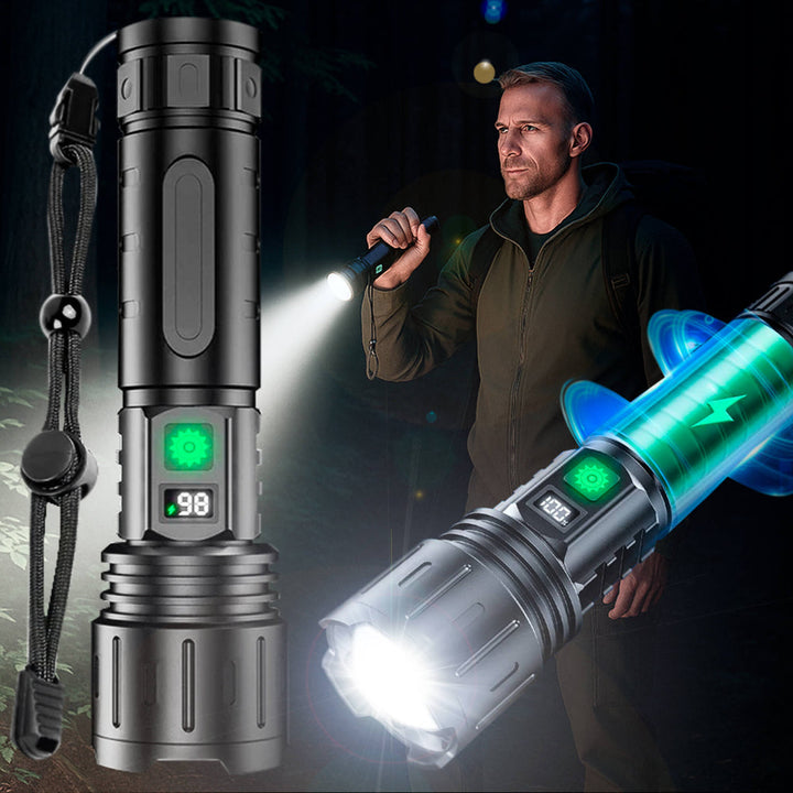 100.000 lumen taktisk lommelygte