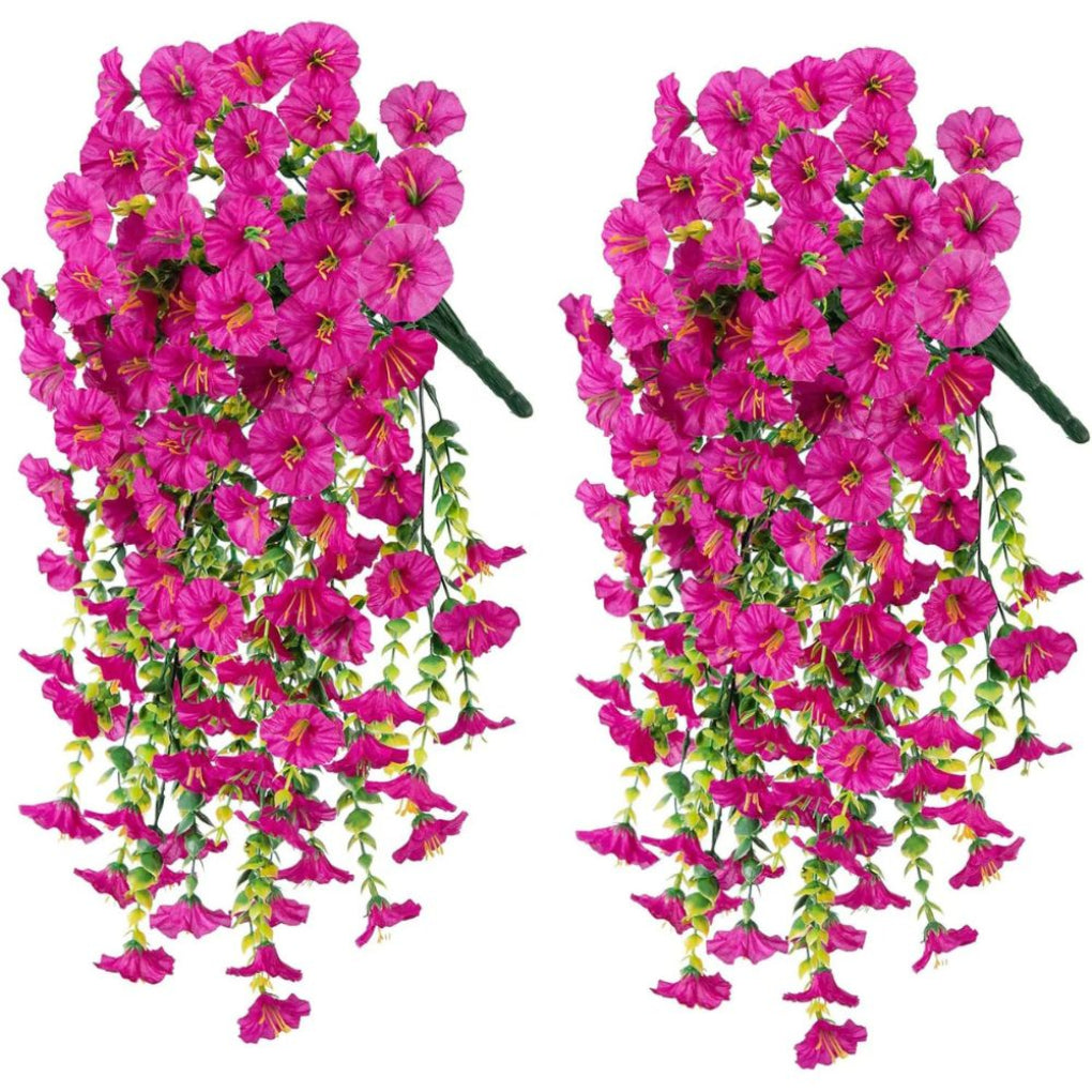 UV-resistent kunstig morgenfrue-blomst til ophængning