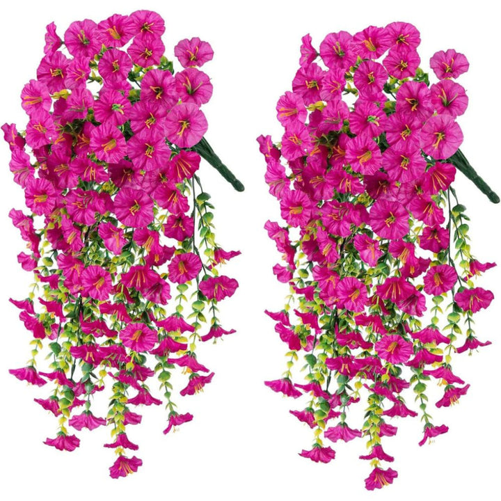 UV-resistent kunstig morgenfrue-blomst til ophængning