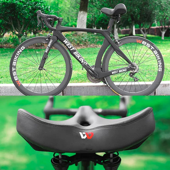 CyclePad Komfortabel Cykel Sadel med Ekstra Bredt Sæde