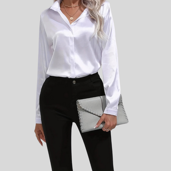Elegant bluse til kvinder – diskret stil