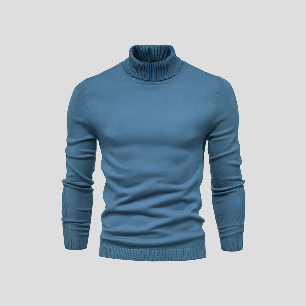 Rullekravesweater til mænd