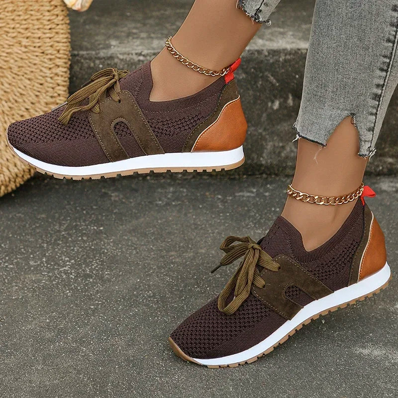 Åndbar Komfort Sneakers til Kvinder