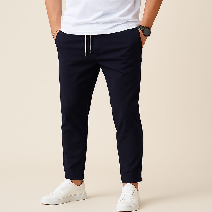 Slim Fit-bukser med snøre til mænd