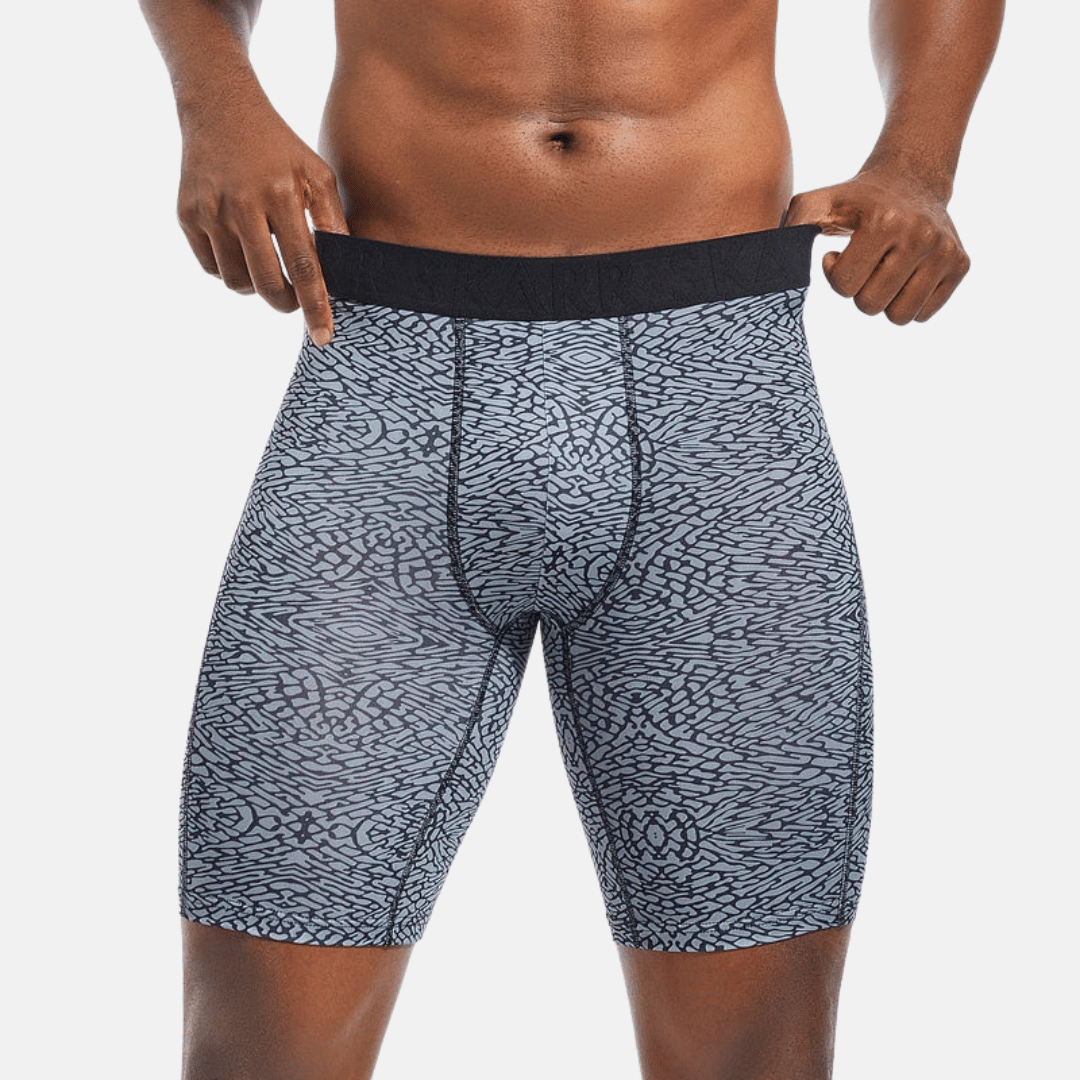 Lange stretch-boksershorts til mænd
