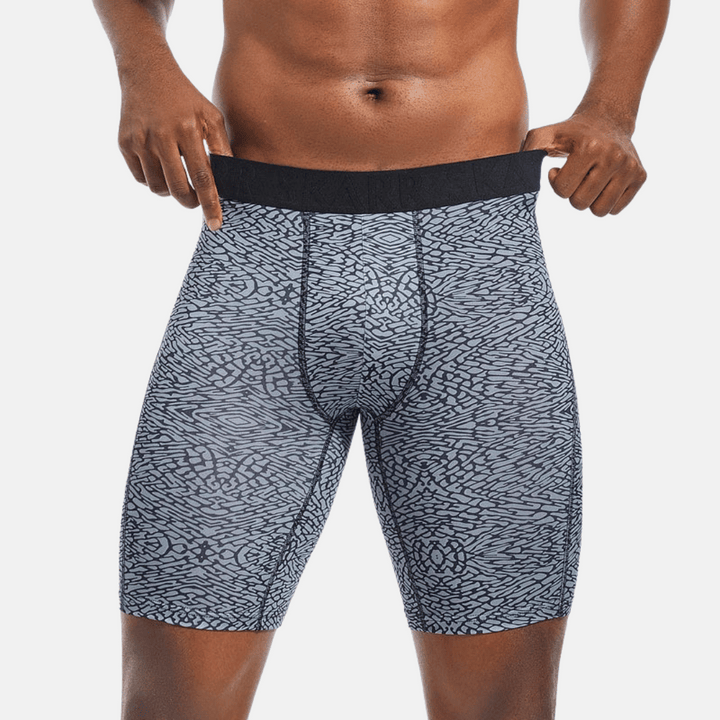 Lange stretch-boksershorts til mænd