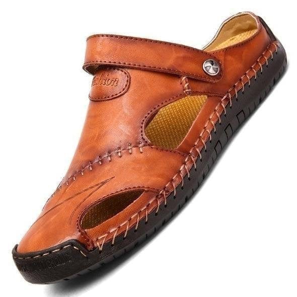 Læder Sandaler til Mænd