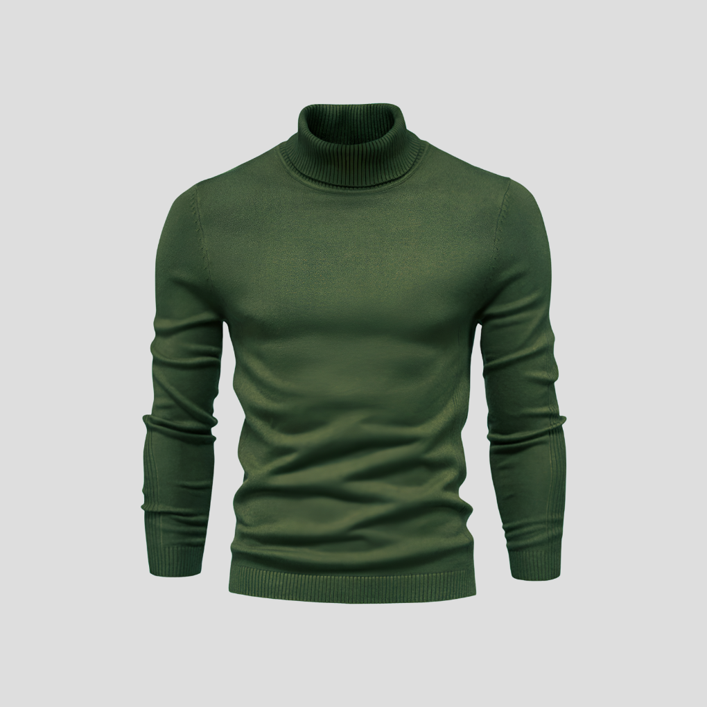 Rullekravesweater til mænd