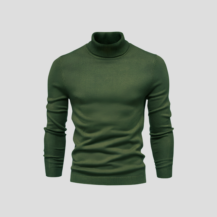 Rullekravesweater til mænd