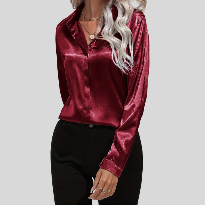 Elegant bluse til kvinder – diskret stil