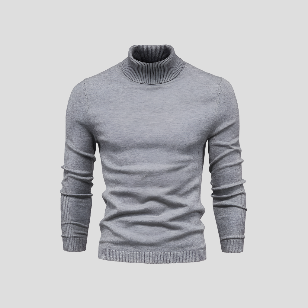 Rullekravesweater til mænd