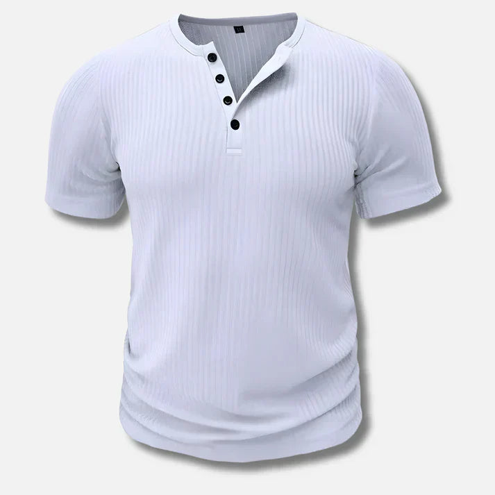 Slim-Fit Henley T-Shirt
