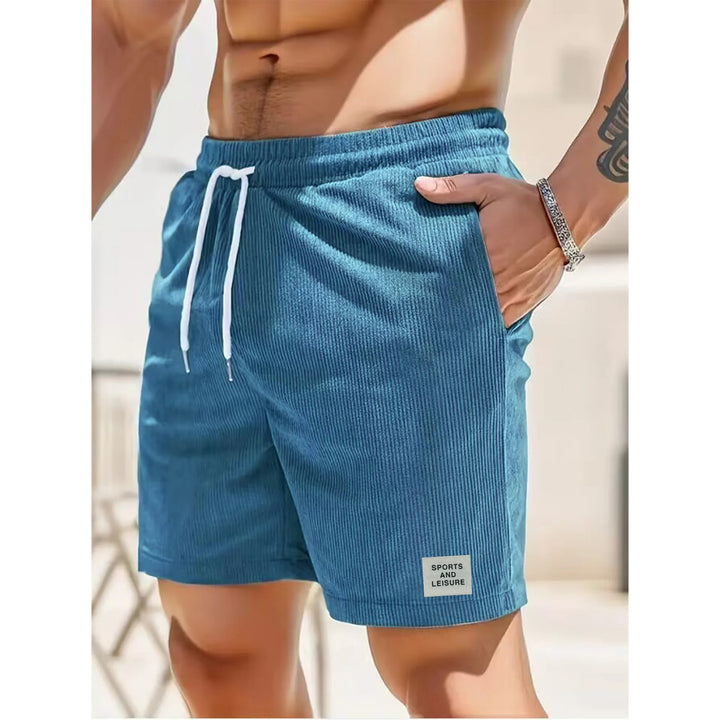 Afslappede fløjlsshorts til mænd