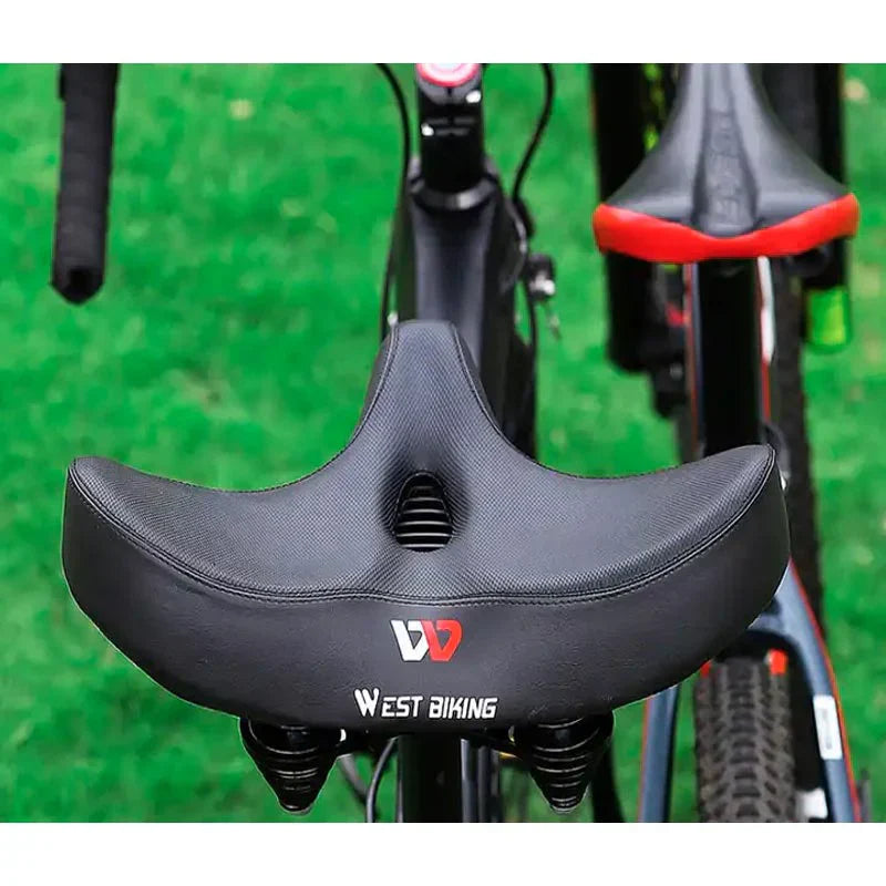 CyclePad Komfortabel Cykel Sadel med Ekstra Bredt Sæde