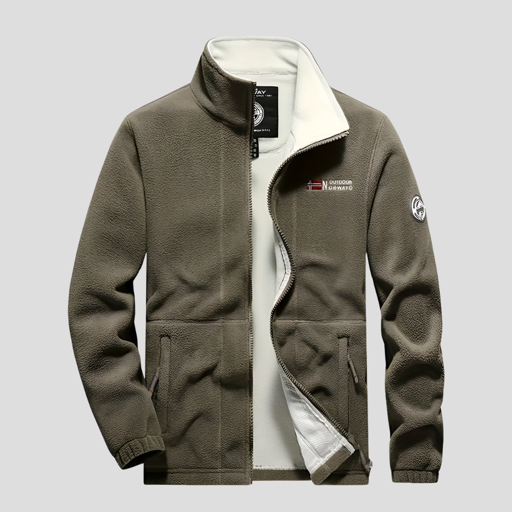 Casual outdoor-fleece til mænd