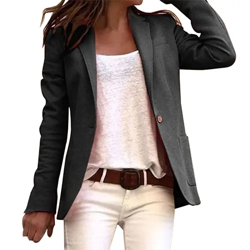Casual arbejdsblazer til kvinder