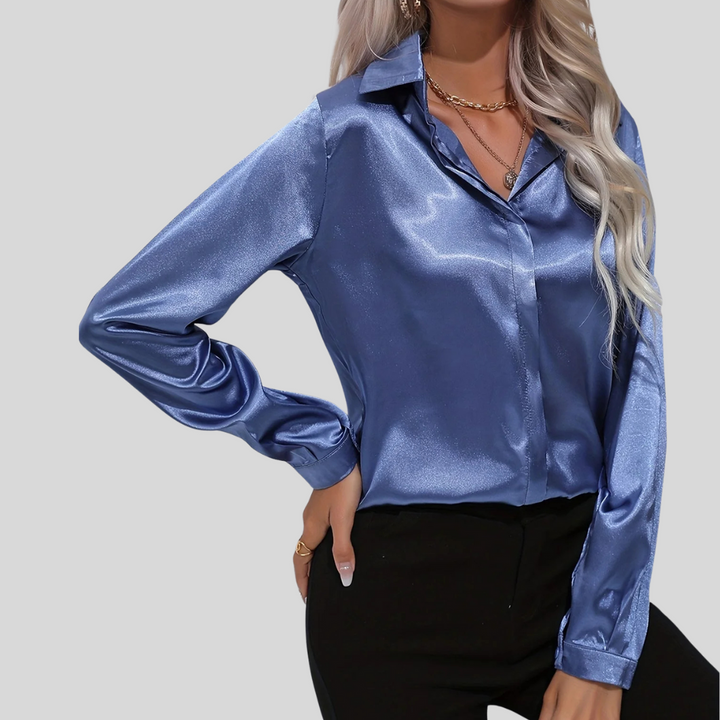 Elegant bluse til kvinder – diskret stil