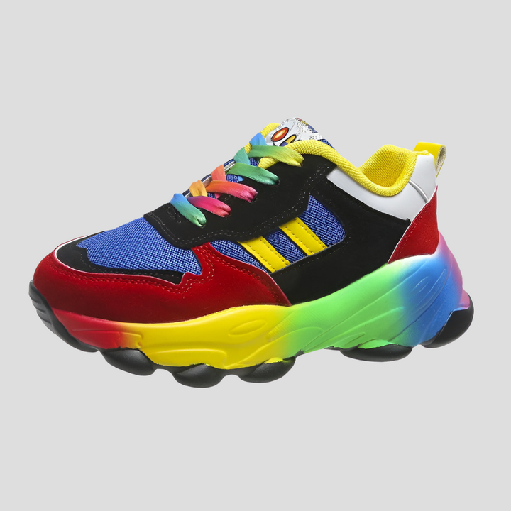Farverige ortopædiske sneakers til kvinder