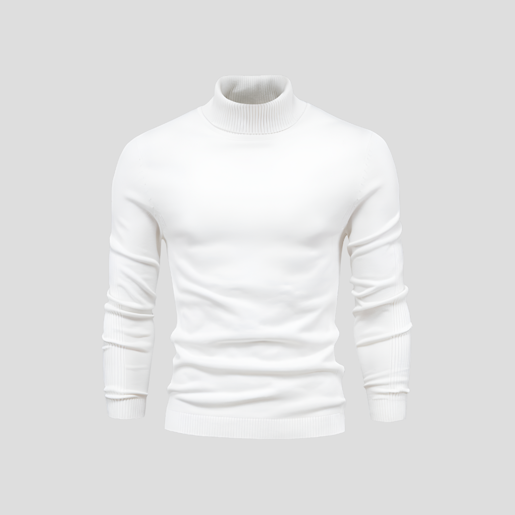 Rullekravesweater til mænd
