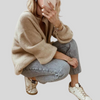 Strikket cardigan med knapper