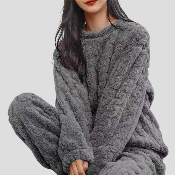 Fleece-pyjamassæt til kvinder