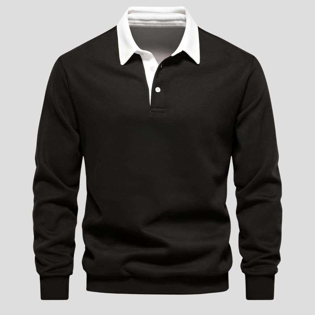 Herre langærmet poloshirt – Klassisk stil til enhver lejlighed