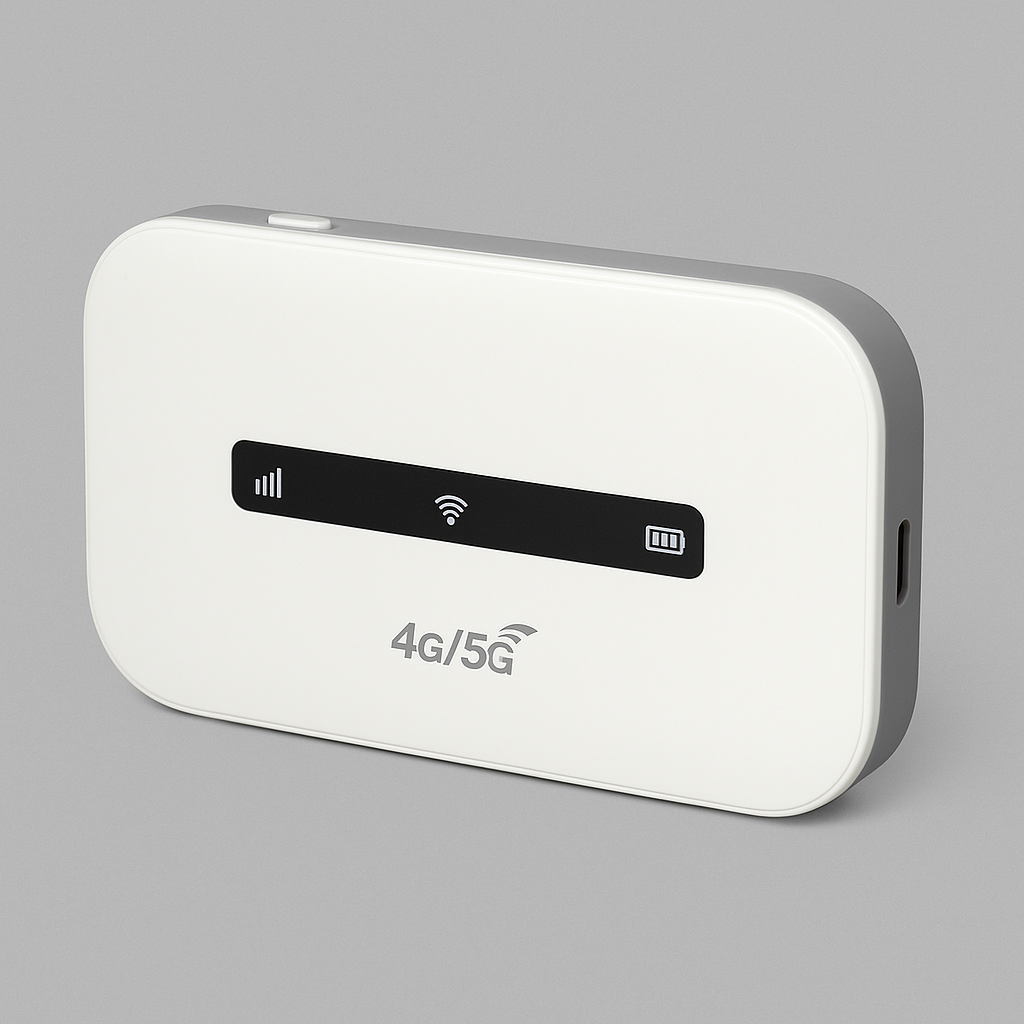Bærbar Wi-Fi-router – internetadgang på farten