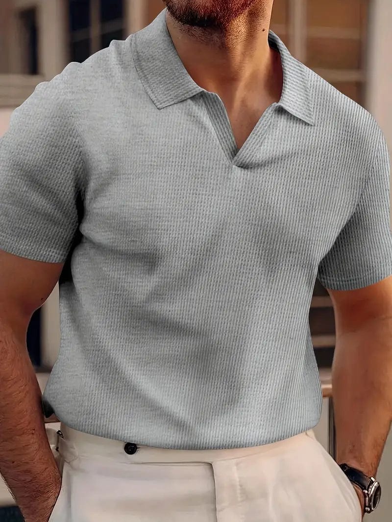 Casual Mænds Polo Shirt Uden Knapper