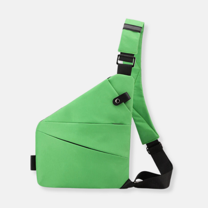 Minimalistisk tyverisikret crossbody-taske – organiseret og sikker opbevaring til en aktiv livsstil