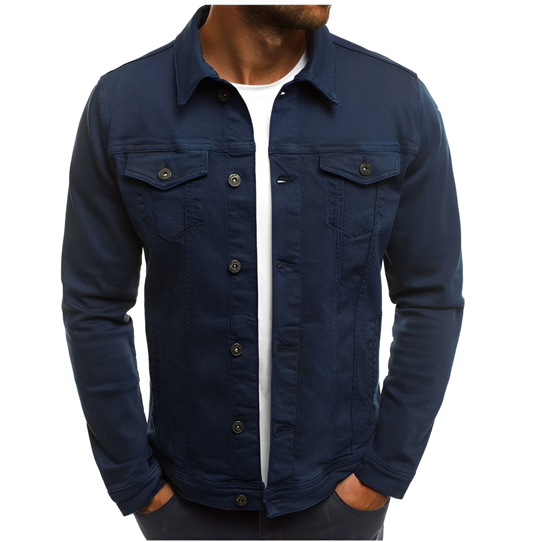 Mænd, er Denim Sommer Jakke