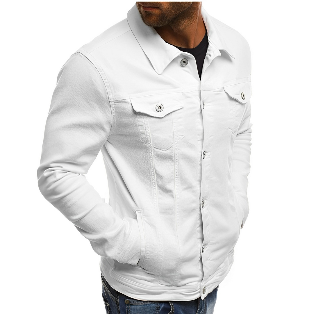 Mænd, er Denim Sommer Jakke