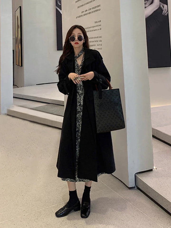 Yvette - Elegant Windbreaker Coat til Kvinder-Modiva