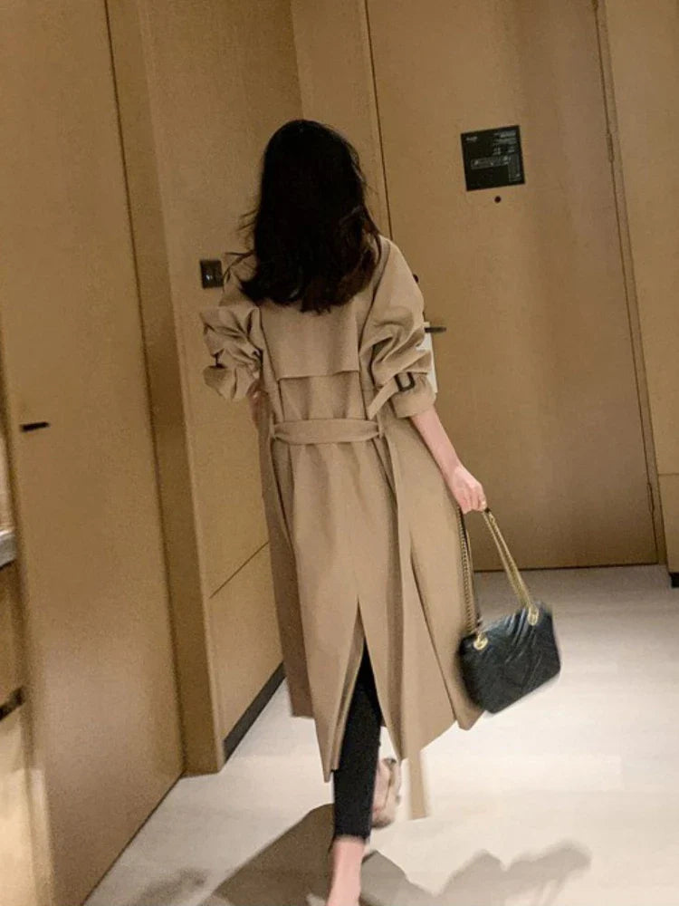 Yvette - Elegant Windbreaker Coat til Kvinder-Modiva
