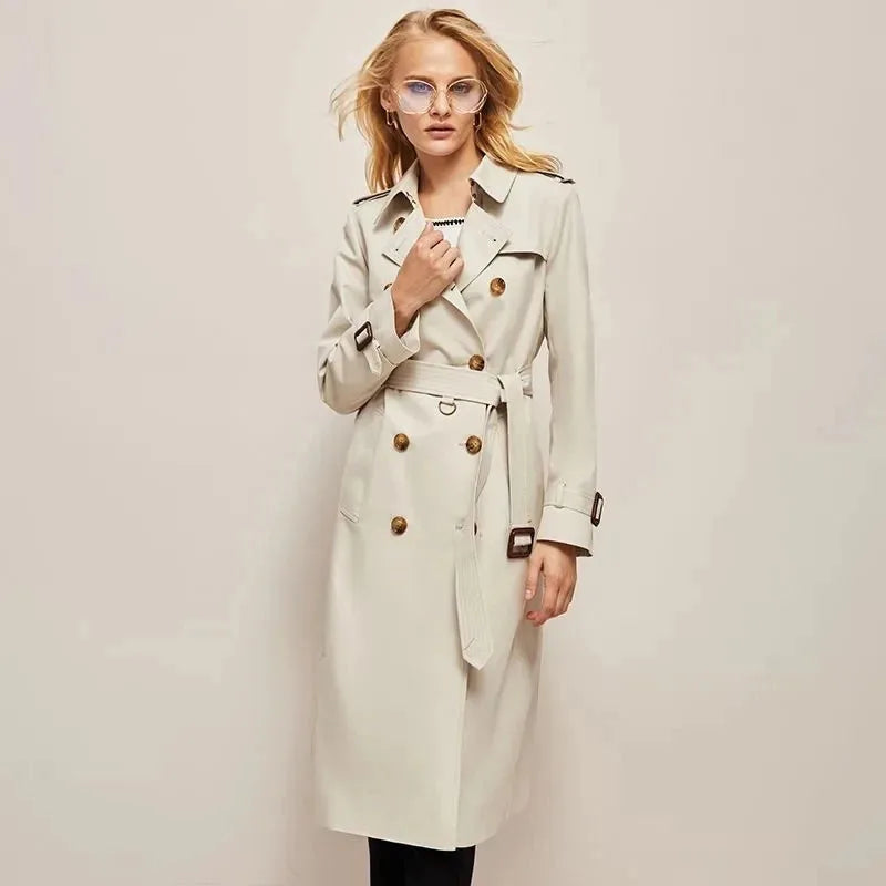 Cassie - Elegant Trenchcoat til Kvinder-Modiva