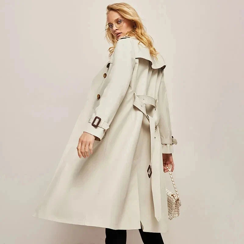 Cassie - Elegant Trenchcoat til Kvinder-Modiva