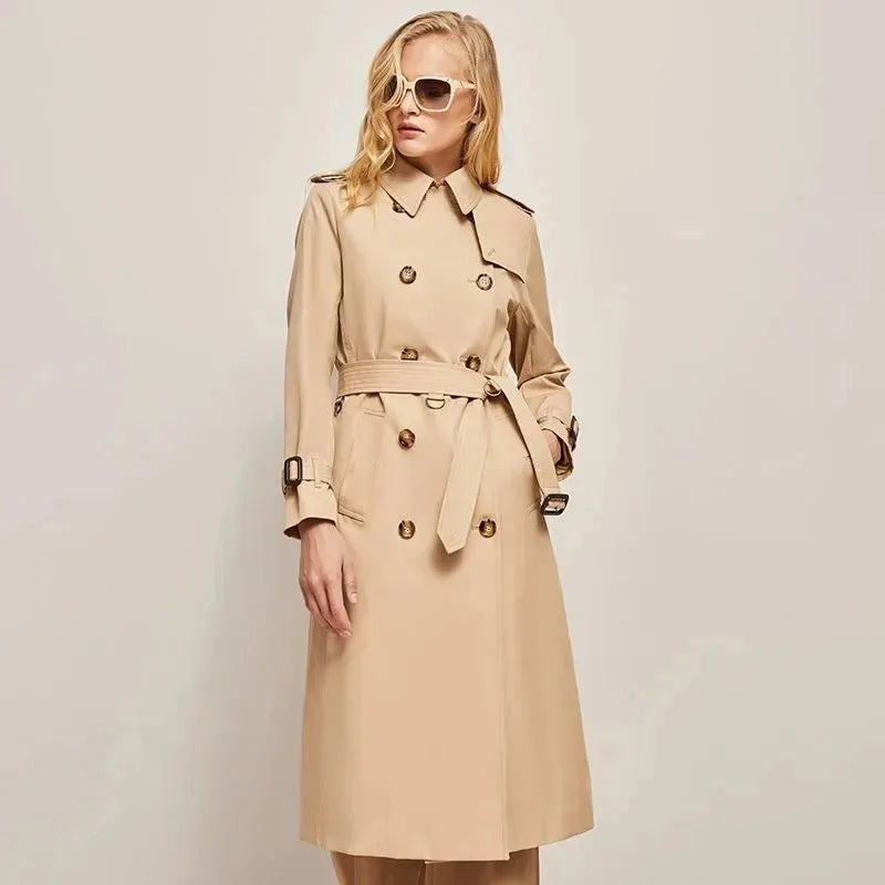 Cassie - Elegant Trenchcoat til Kvinder-Modiva