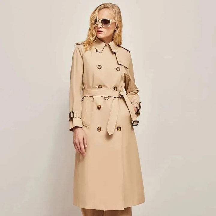 Cassie - Elegant Trenchcoat til Kvinder-Modiva