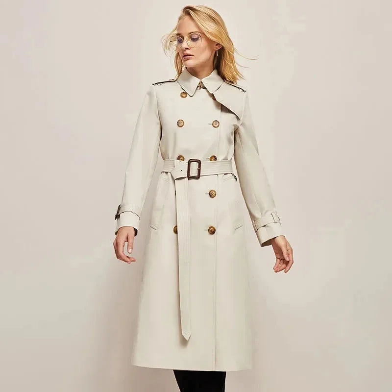 Cassie - Elegant Trenchcoat til Kvinder-Modiva