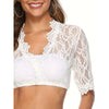 Elegant tekstureret cropped bluse til kvinder