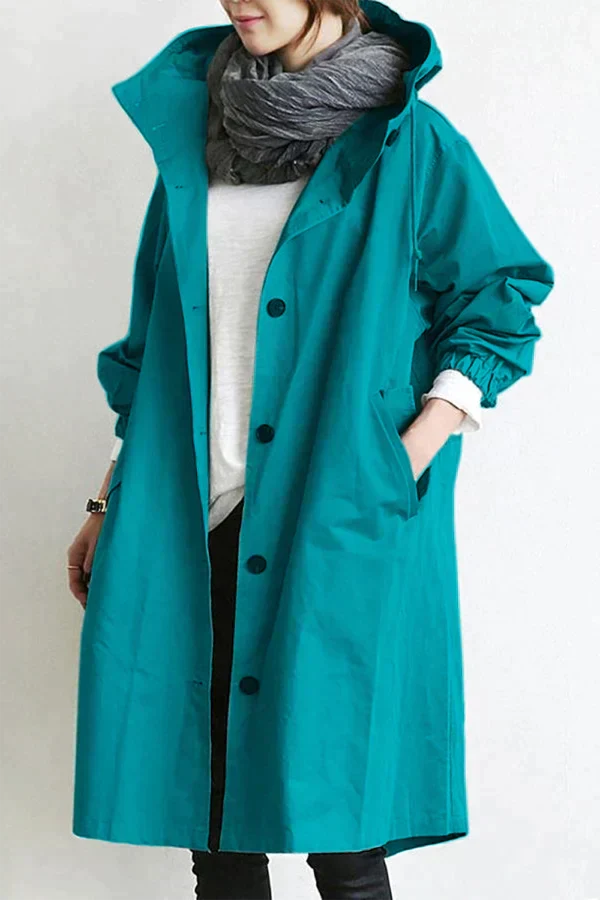 Maris Vandtæt Oversized Mellemlang Trenchcoat