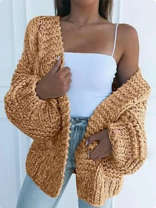 Zoé - Strikket Cardigan-Modiva