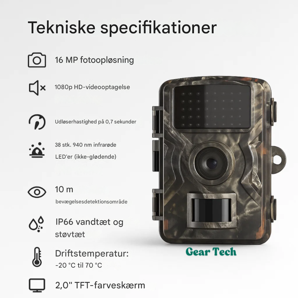 Nattsynskamera til vilde dyr