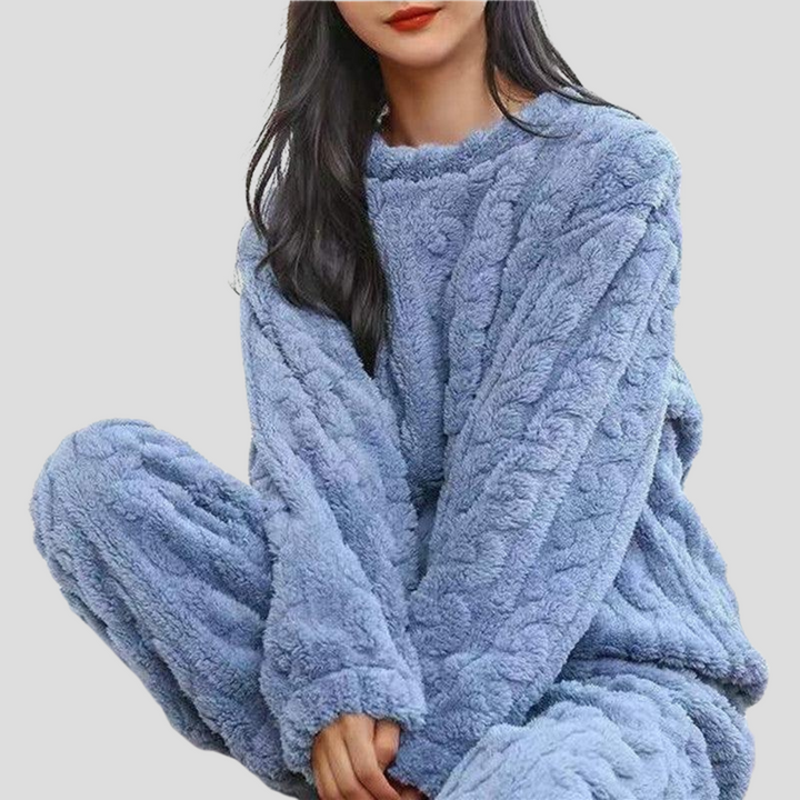 Fleece-pyjamassæt til kvinder