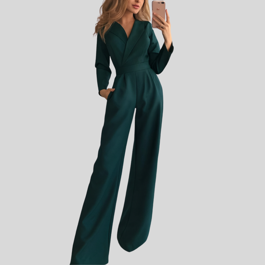 Jumpsuit med brede stropper – Ren heldragt