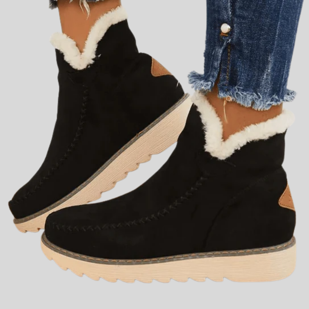 Isolerede vinterankelstøvler til kvinder